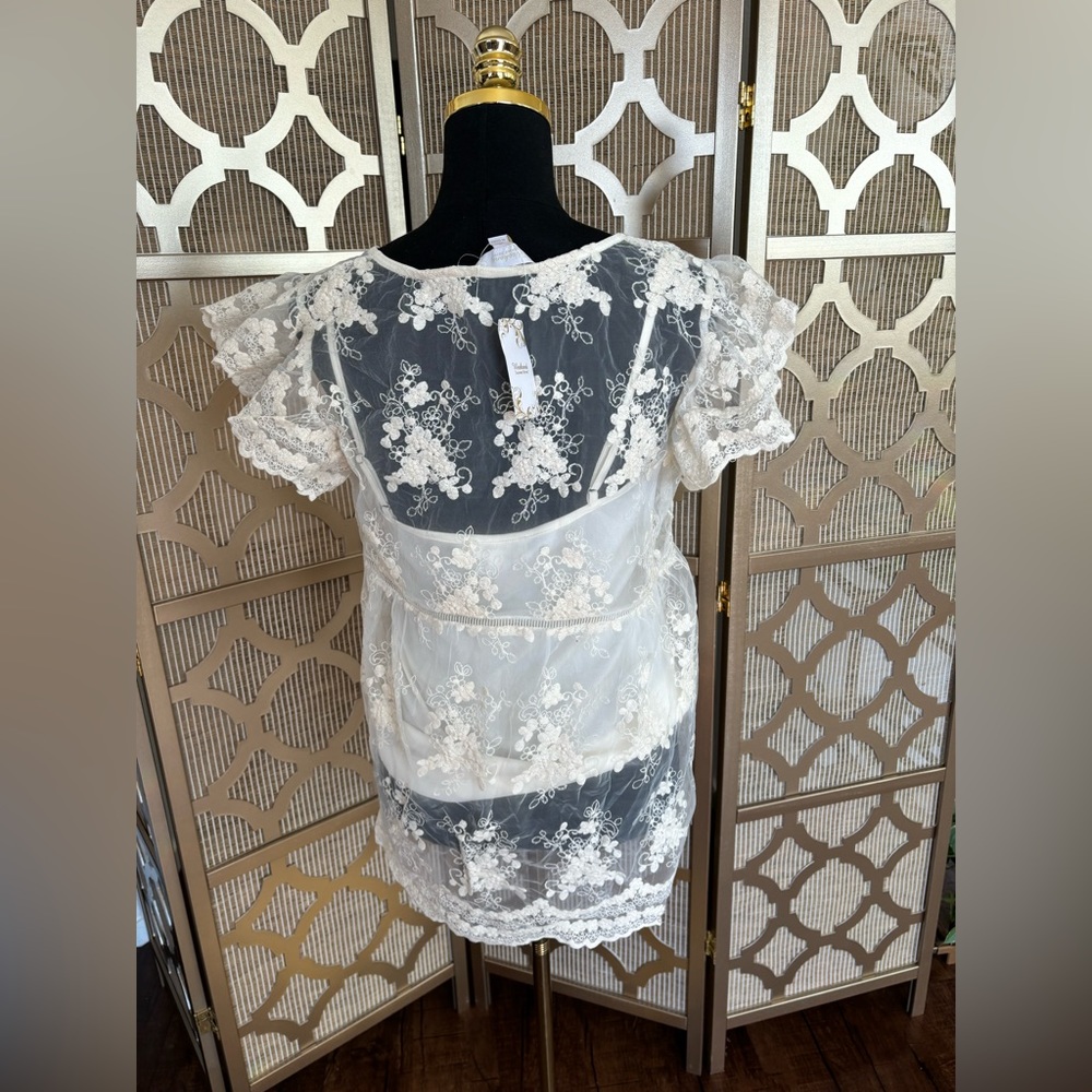 NWT | Suzanne Betro Blouse | Boho top | lace | Small - Picture 5 of 8
